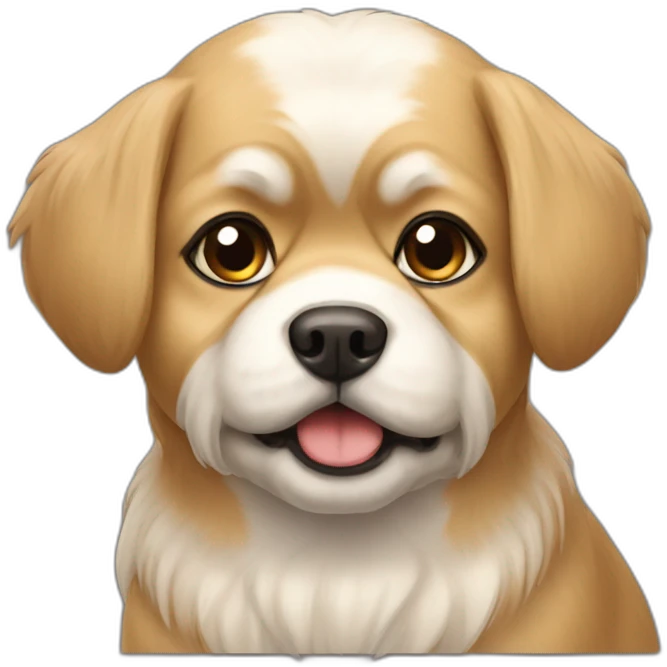 Pekinois dog emoji