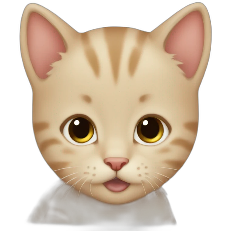 Baby born kitten emoji