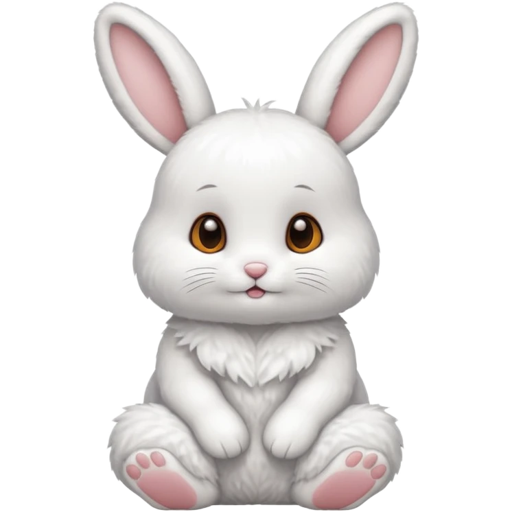 make a snow bunny
 emoji