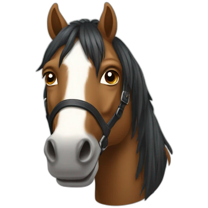 Cheval bossu emoji