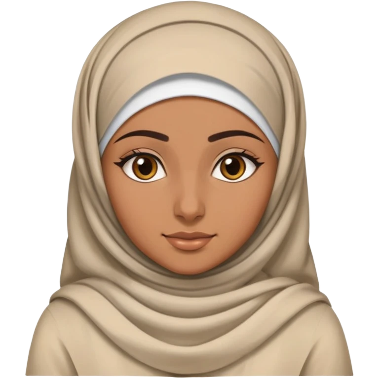Egyptian hijabi Woman 21 years old in traditional Egyptian clothes emoji