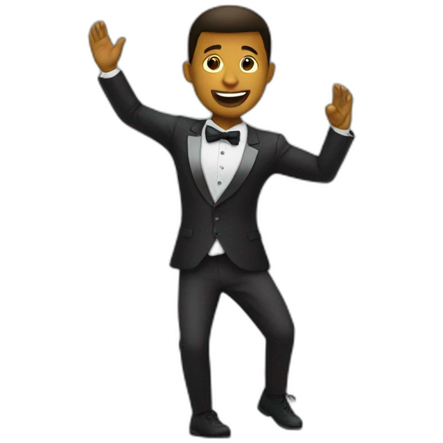 usher dancing emoji