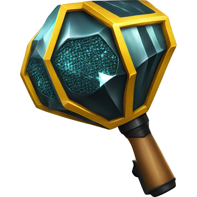 Free fire diamond with microphones emoji