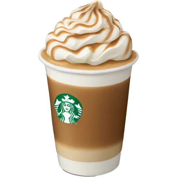 Starbucks Hazelnut latte  emoji