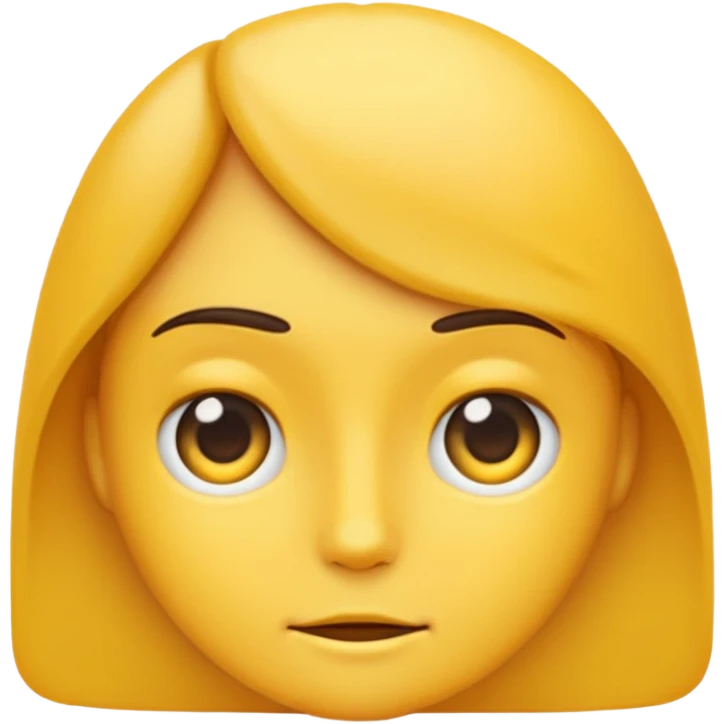 Normal emoji side eyeing emoji