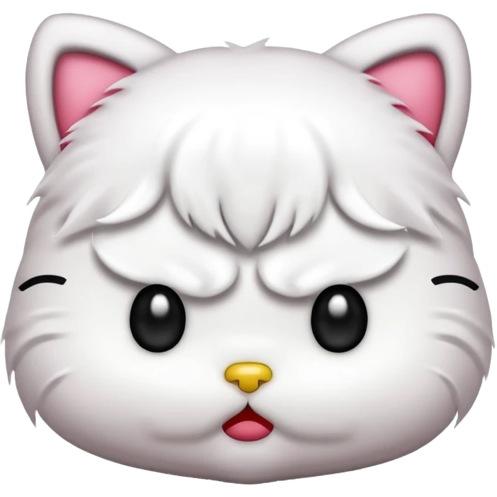 Angry hello kitty  emoji