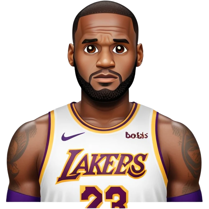 LeBron with so much aura emoji
