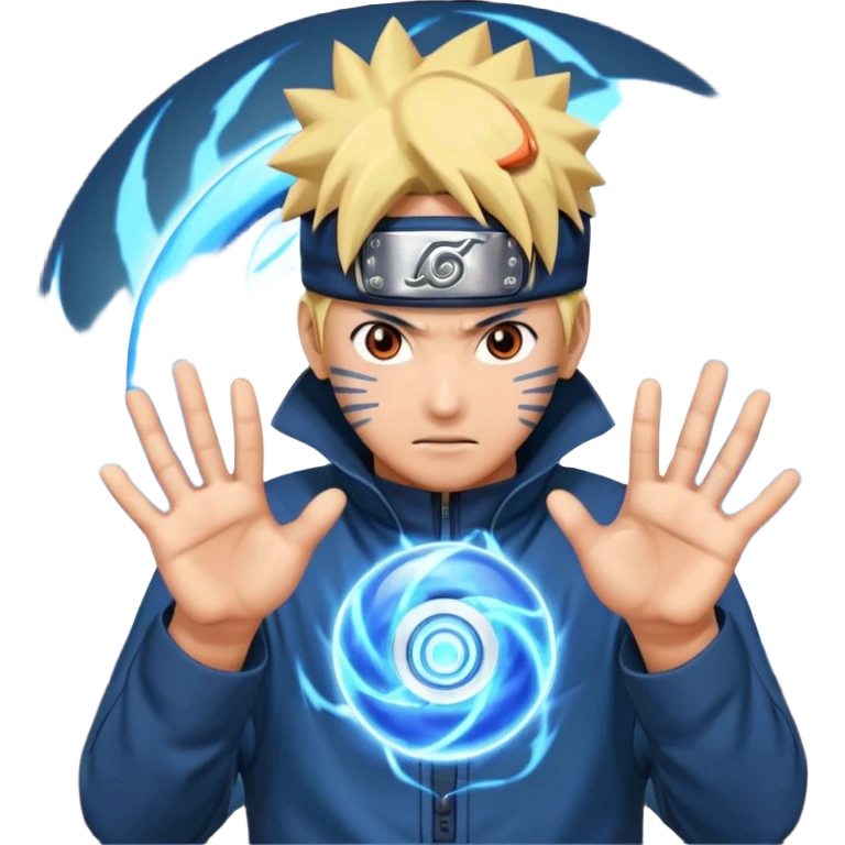 Naruto holding rasengan emoji