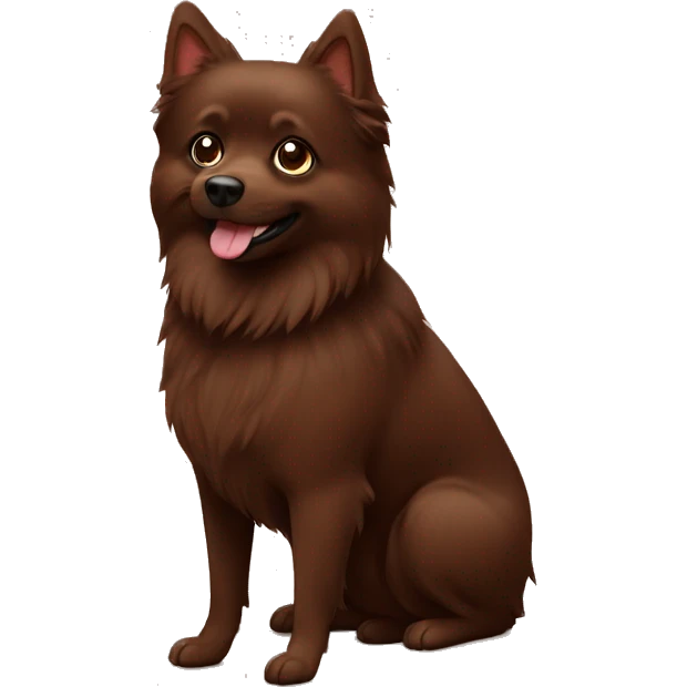 Chocolate spitz emoji