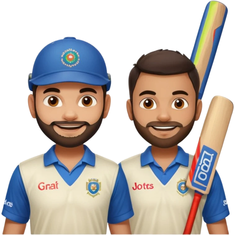 Virat Kohli and rohit sharma  emoji