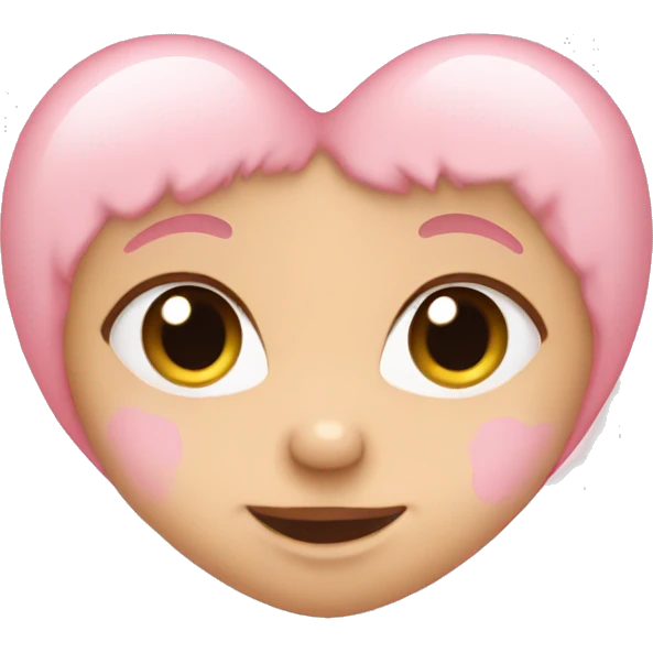Baby pink heart  emoji