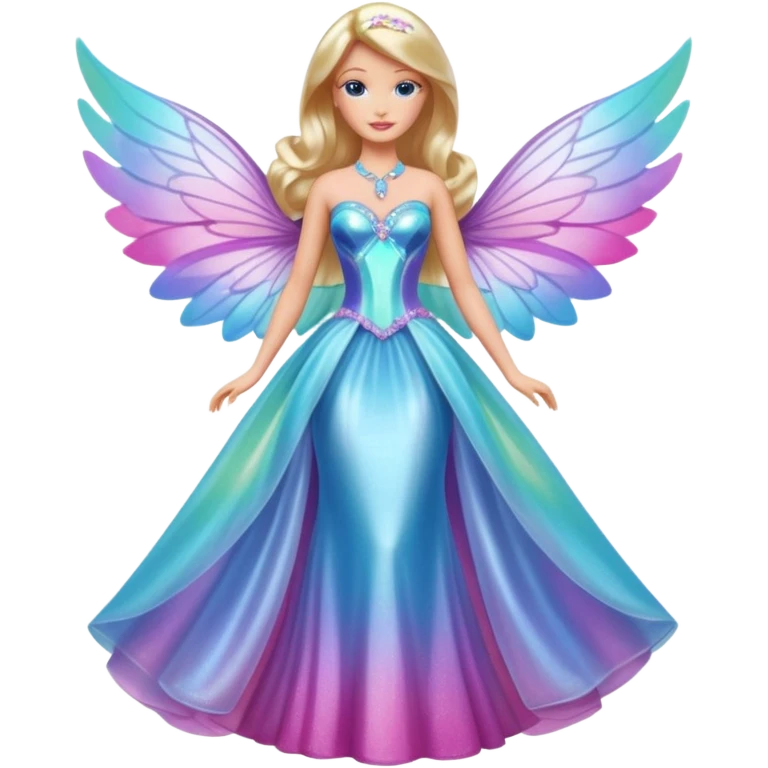 lav en barbie mariposa fe i fuld figur emoji