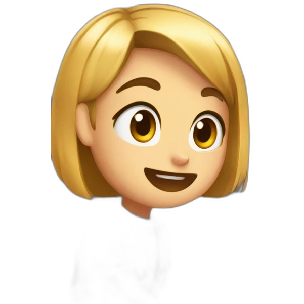 Lilou en train de faire caca emoji