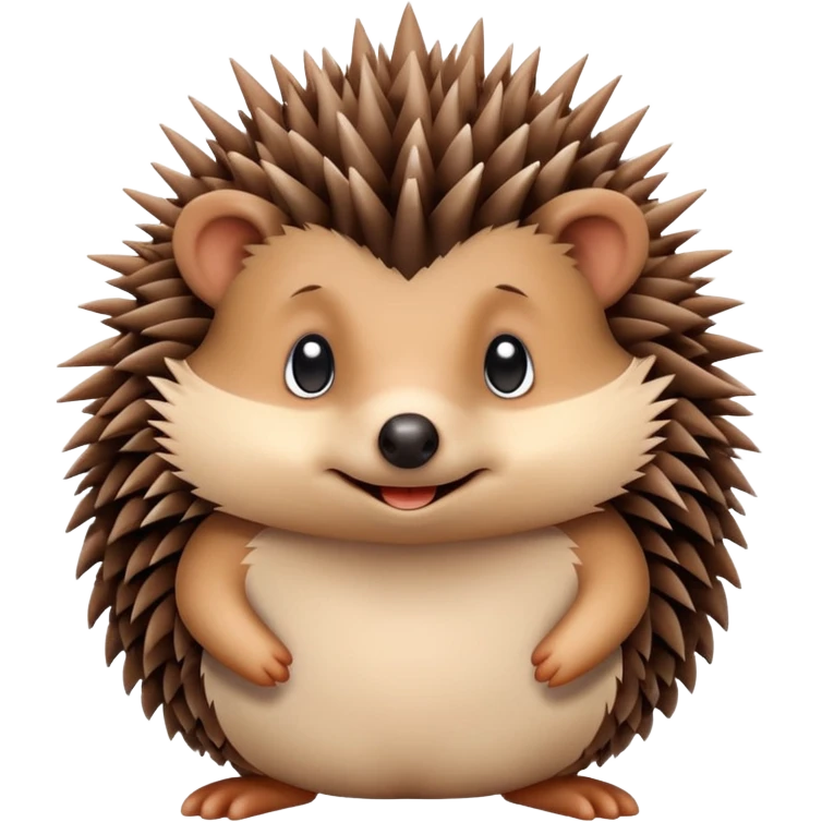cute hedgehog emoji