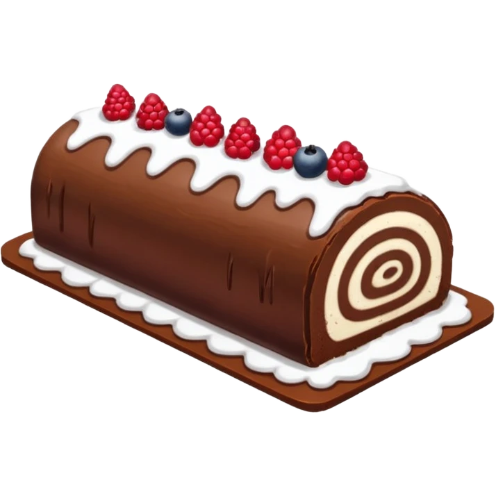 Buche de Noel emoji