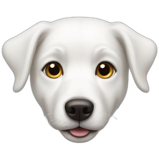 white dog emoji