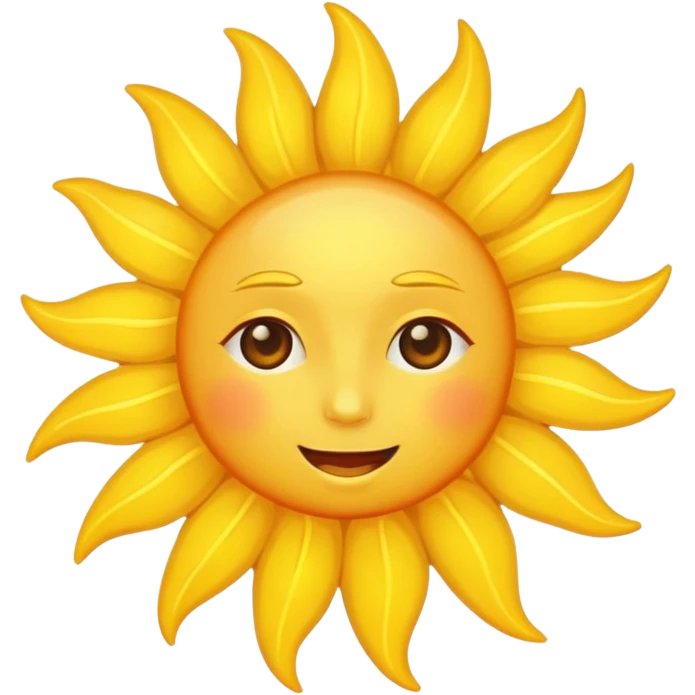 Sunshine emoji