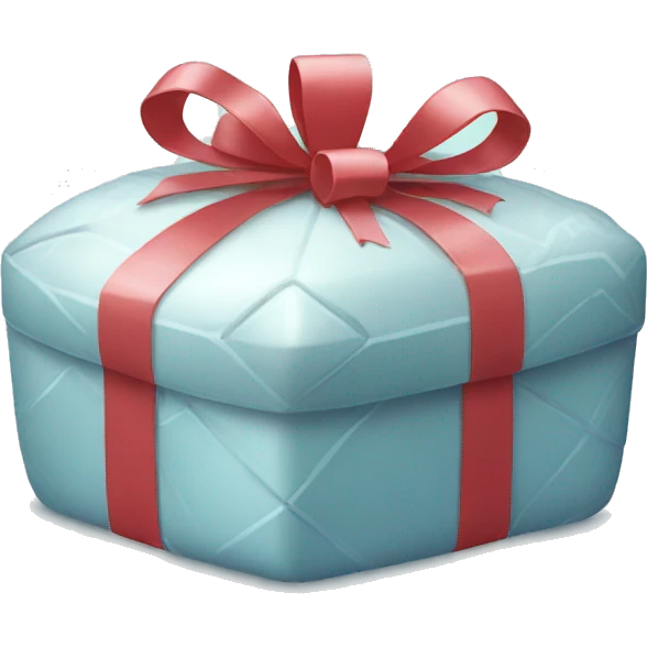 igloo wrapped in gift emoji