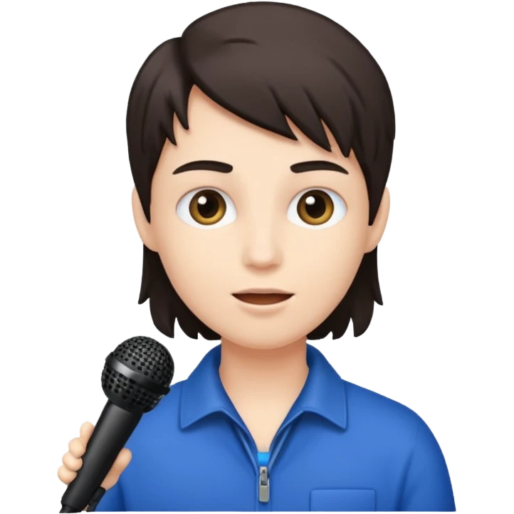 Créer un avatar qui est face à un caméra avec des micros emoji