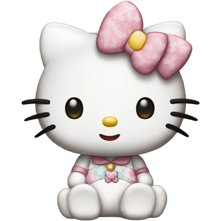 ￼Hello kitty emoji