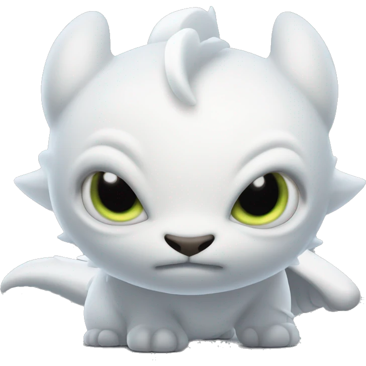 Light fury ready to fight emoji