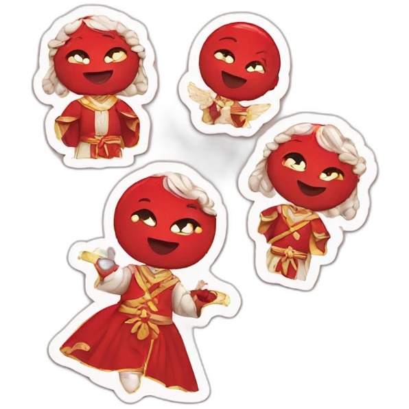 blessing stickers red emoji