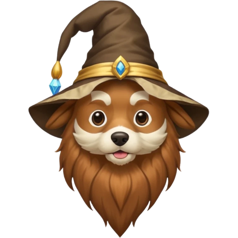 Dog wizard emoji