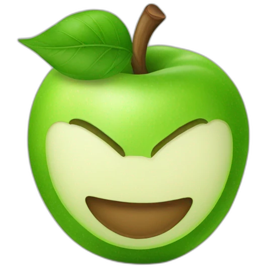 Manzana verde emoji