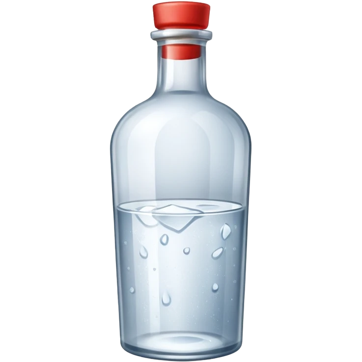 Bottle of vodka emoji