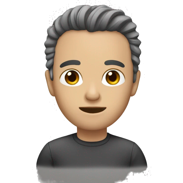 Persona cortando el pelo emoji