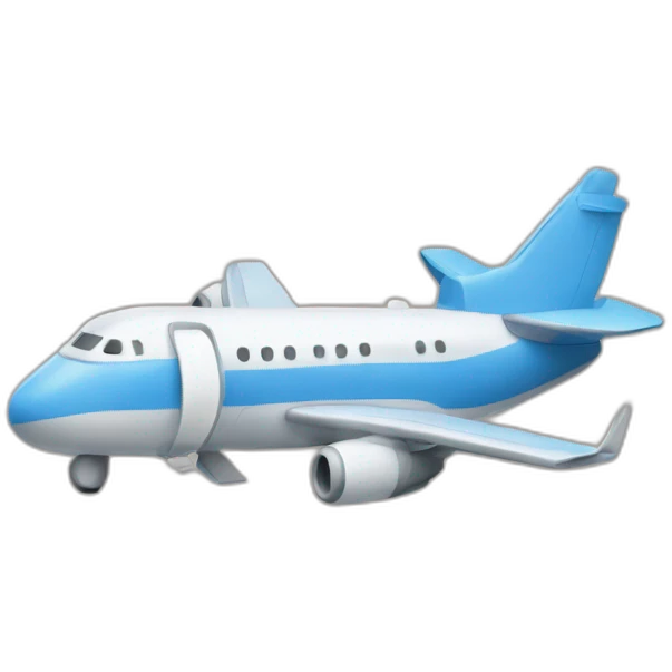 Un chat avec un avion qui s'écrase sur 2 tour emoji