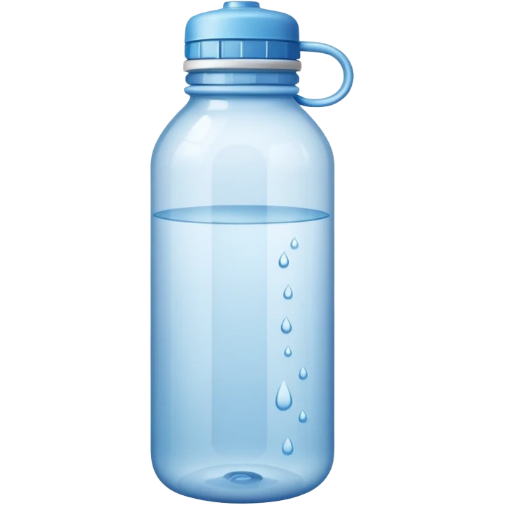 A water bottle emoji