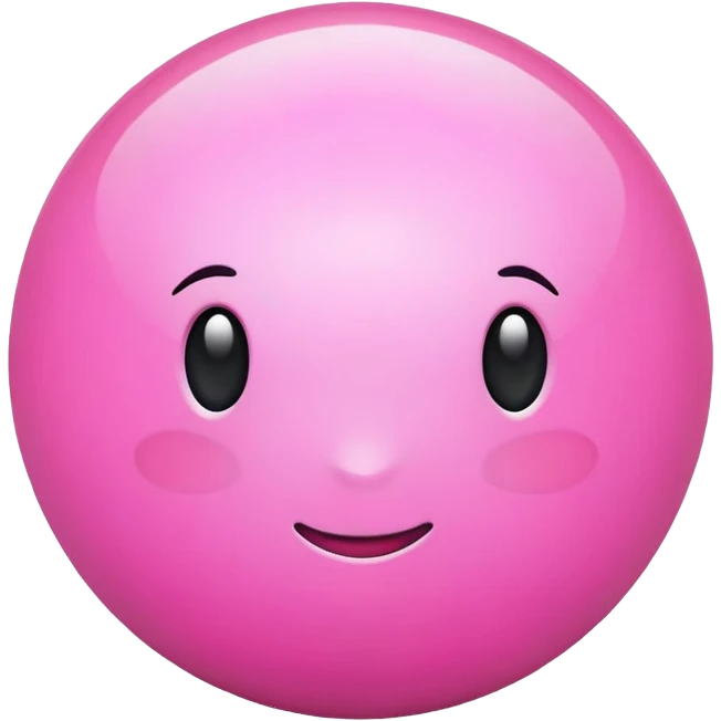 Pink emoji