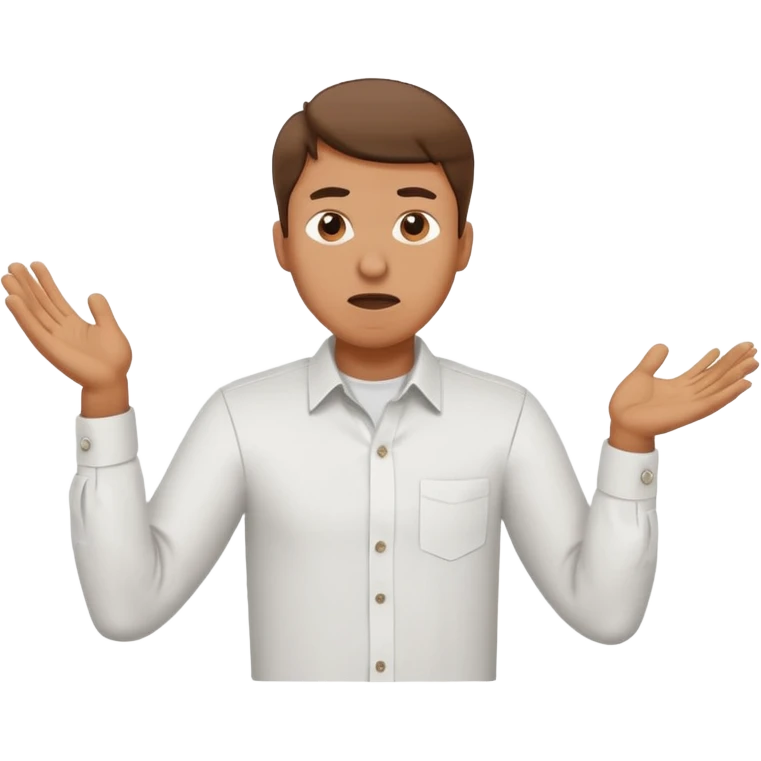 A man throwing papers in the air, frustrates emoji