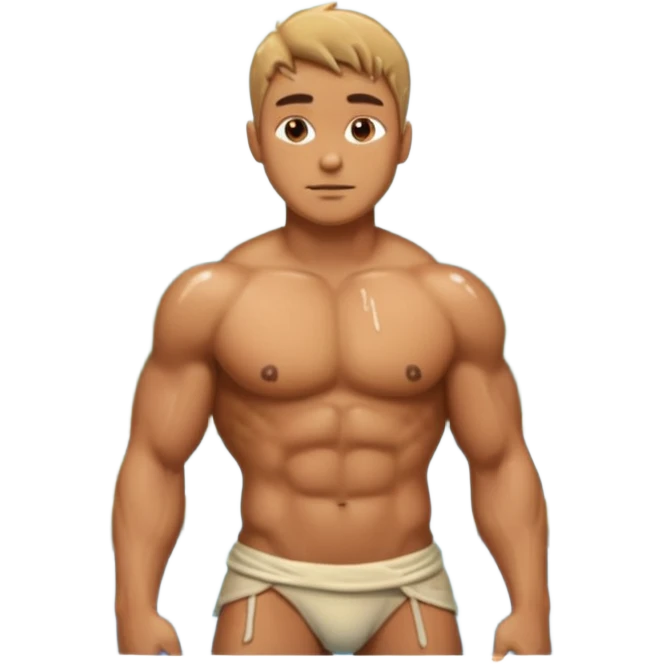 Men naked sexy emoji