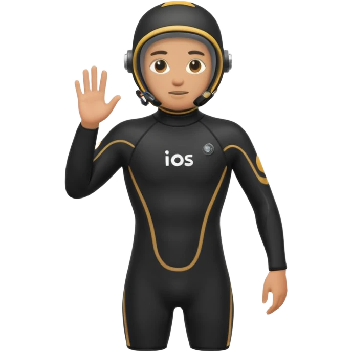 diver wetsuit only wetsuit emoji