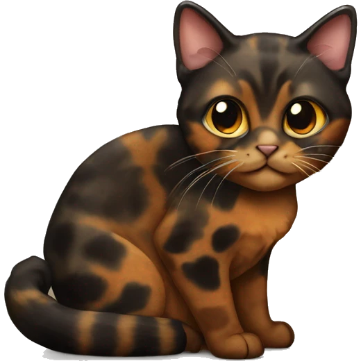 tortoiseshell cat emoji