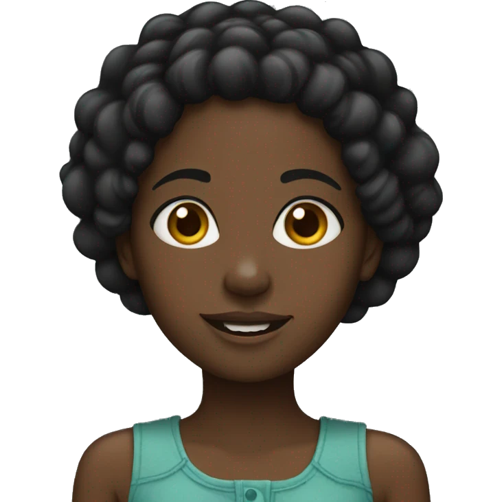Black girl emoji