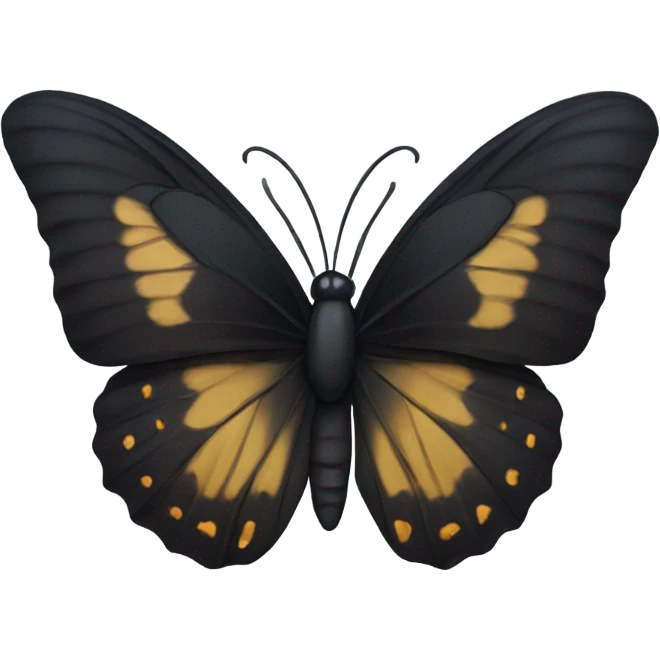 Black Butterfly  emoji