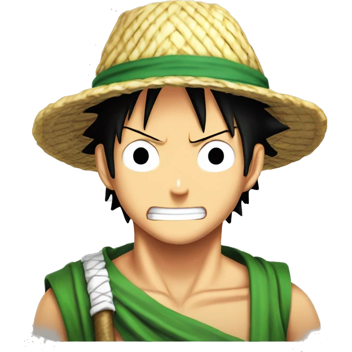luffy zoro sanj one piece emoji