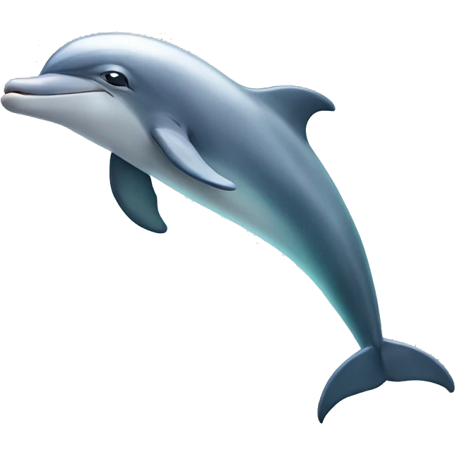 dolphin with a shine emoji
