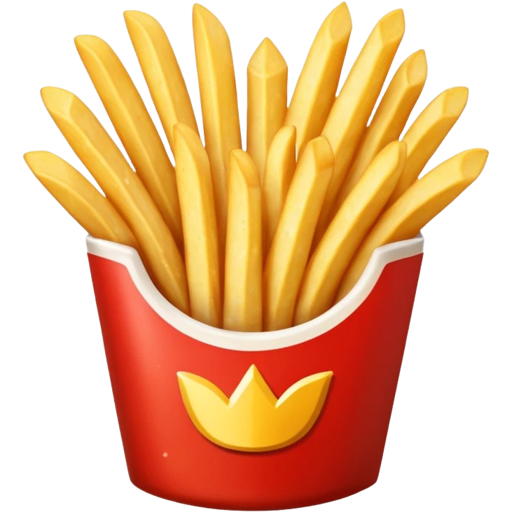 fries without face emoji