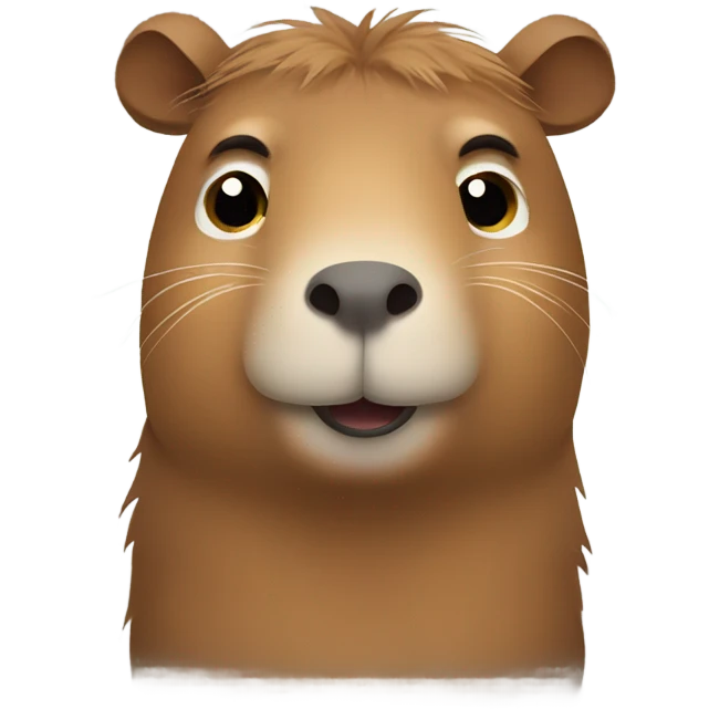  𝕔𝕦𝕥𝕖 𝕔𝕒𝕡𝕪𝕓𝕒𝕣𝕒  emoji