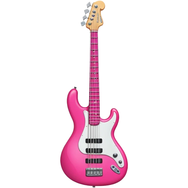 Hot pink bass emoji