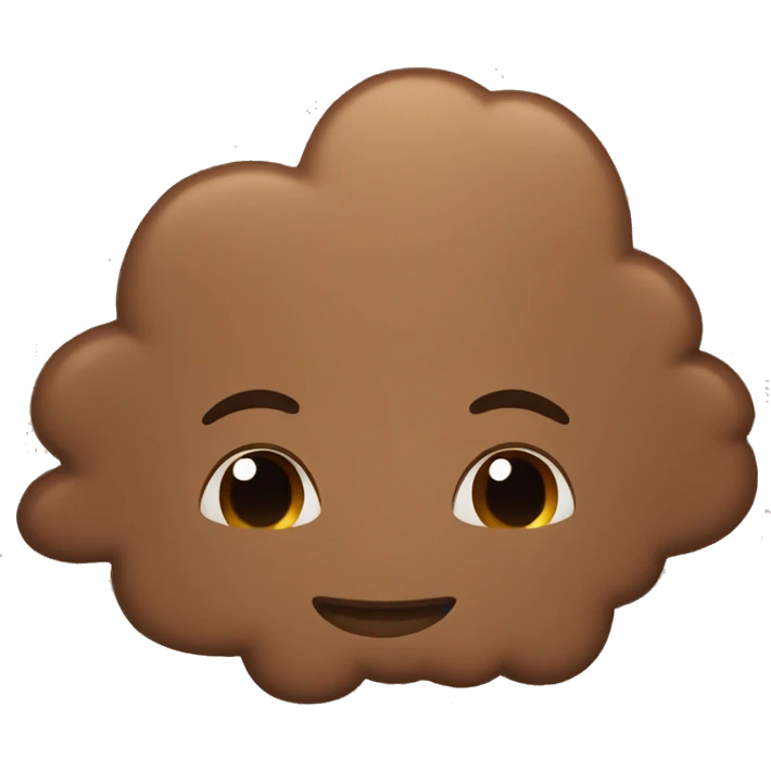 brown puddle emoji