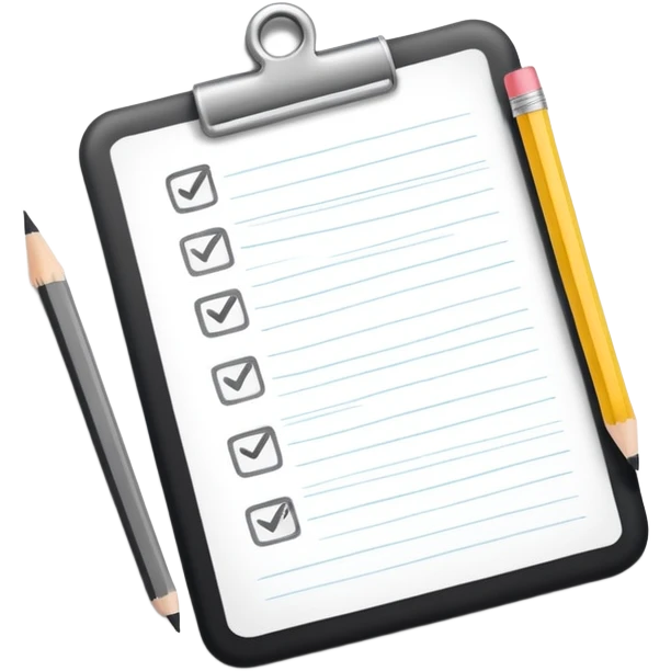 task list with gear emoji