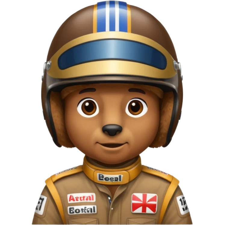f1 driver  bear emoji
