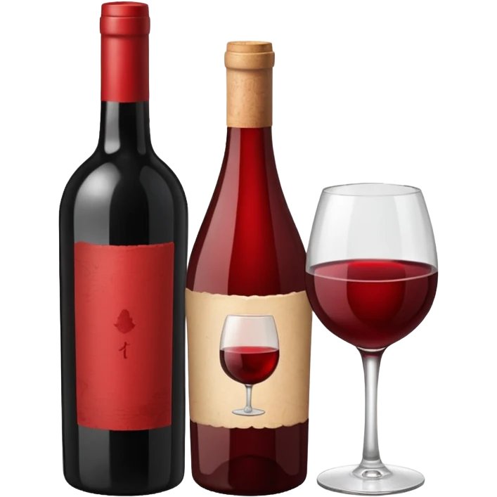 Bottle of wine emoji