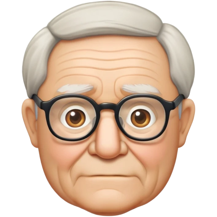 Carl Fredricksen old man with glasses from Up emoji