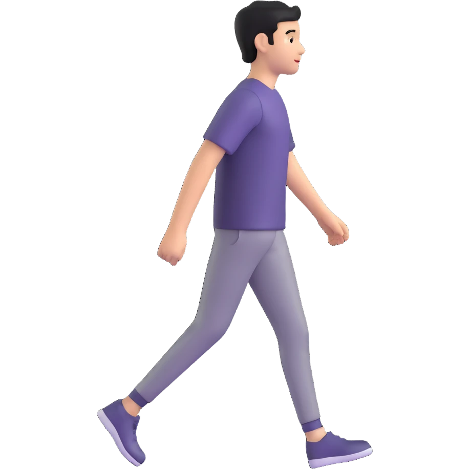 person walking emoji
